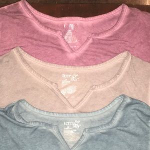 Lot of 3, size 2X, Terra & Sky soft Tshirts